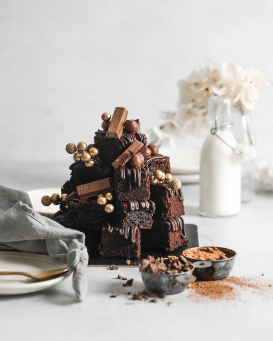 Brownie Tower  Cake
